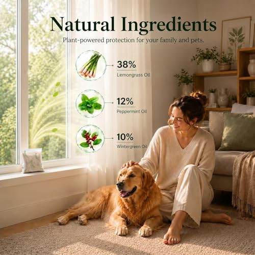 Furiseng|Natural Mosquito Repellent Outdoor Patio (10 Pack),Long-Lasting 60-Day Protection, DEET-Free & Family Safe,Indoor & Outdoor Use,Mosquito Repellent for Yard, Patio, Camping & Travel — view 2