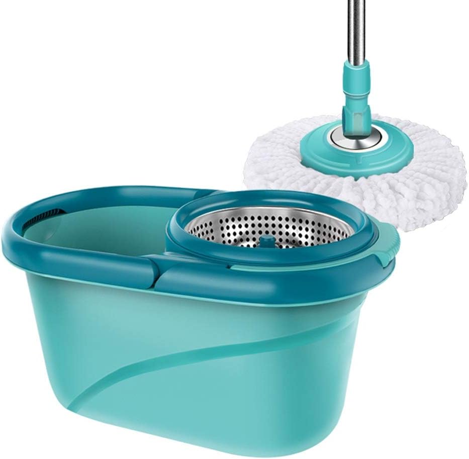 Drive Rotary Mop Household Lazy Stainless Steel Pole Automatic Hand Pressure Barrel