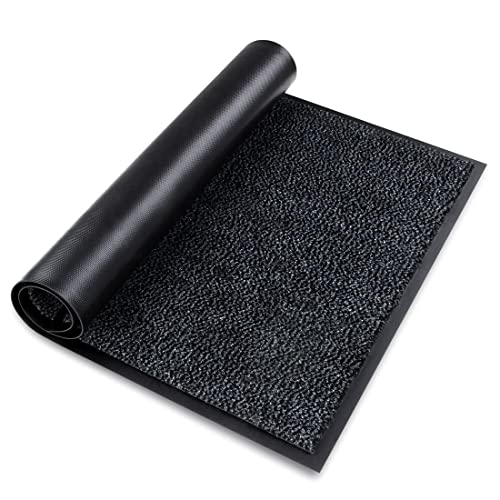 your GEAR Schmutzfangmatte Grau in 5 Größen für innen & außen, Anti-Slip Fußmatte, Fußabtreter, Sauberlaufmatte, Türmatte, waschbar, rutschfest, Gummirand, 150x90, 120x90, 180x60, 90x60, 60x45 cm Cover