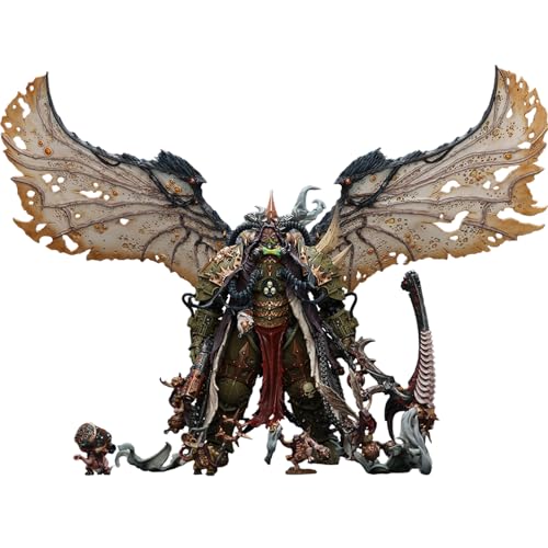 JOYTOY Warhammer 40k MortarionDaemon Primarch of Nurgle with Ancient WeaponsThe Lantern and Silence 1/18 Action Figur