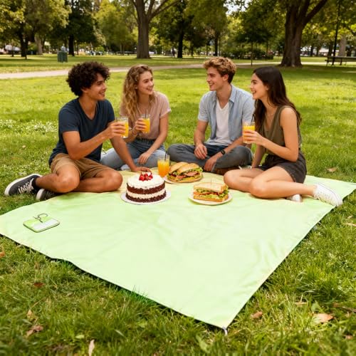Alfombra impermeable para exterior perfecta para acampadas y meriendas al parque 4