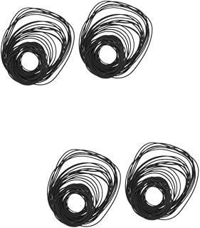 UKCOCO 4 Packs tape recorder belt cassette tapes cassette recorder cassette tape belt cassette maintenance belt cassette tape square belt magnetic tape recorders audio tape rubber Walkman