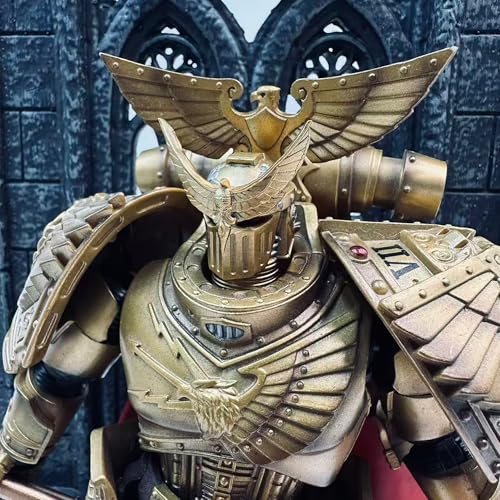 BEERISE WH Parts Helmet 03 Accessories IF - Rogal Dorn - PVC Soft Rubber Model Accessories Applicable to JOYTOY Products - Age 15 +
