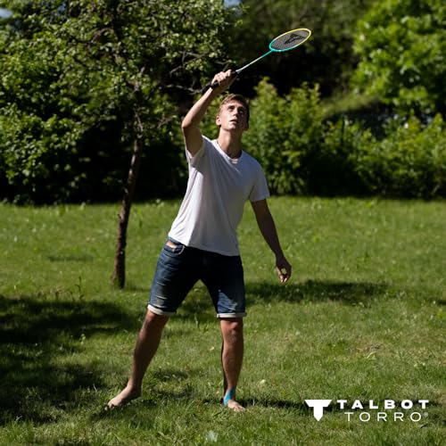 Talbot Torro 2-Fighter Premium Badminton Set, 2 Light and Practical Aluminum Rackets, 2 Shuttlecocks, in a Beautiful Bag, 449412 - Image 4