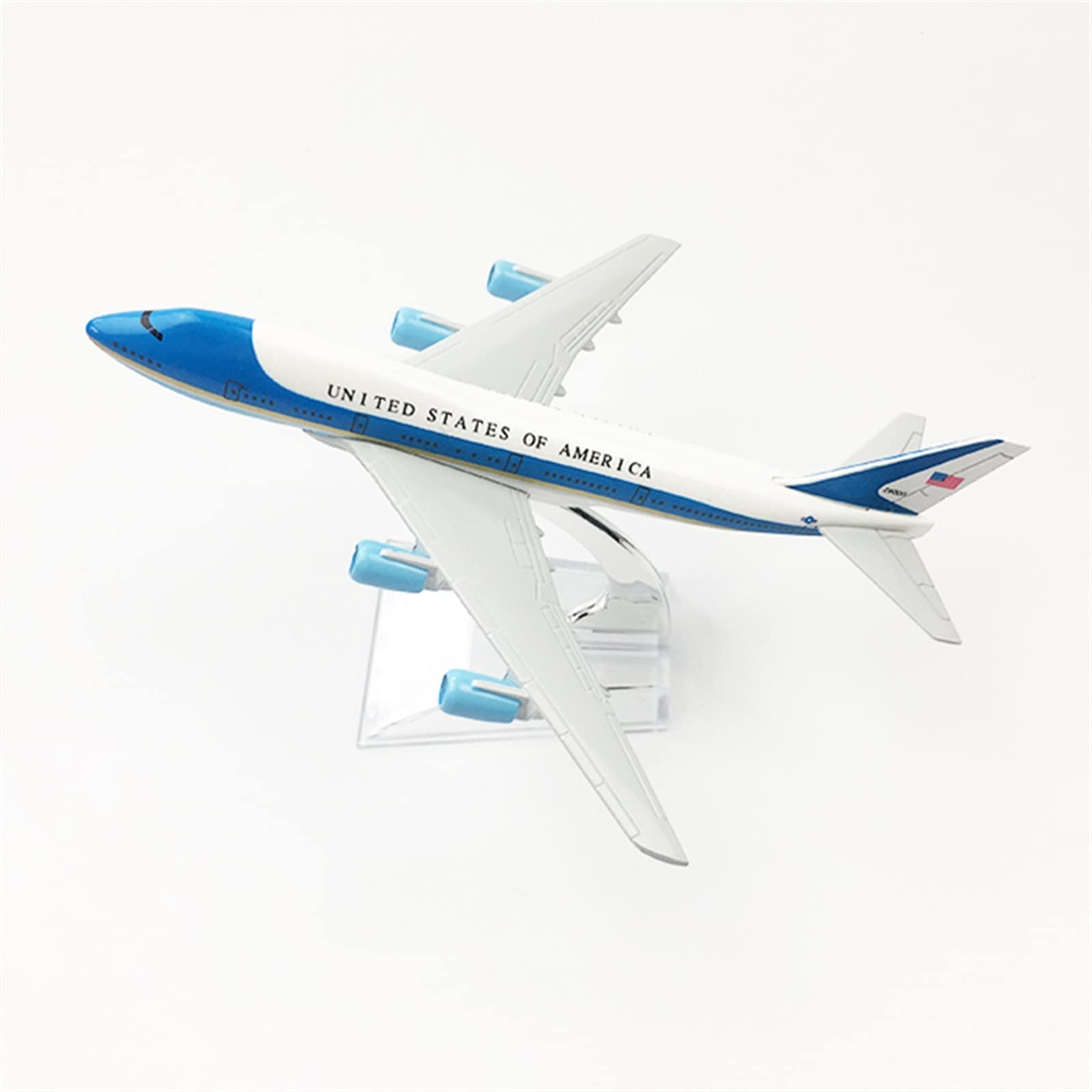 16cm Model samolotu Air Force One Boeing B747 dla samolotu linii lotniczych Odlew metalowy zabawka na prezent kolekcjonerski zestaw gier Hobby