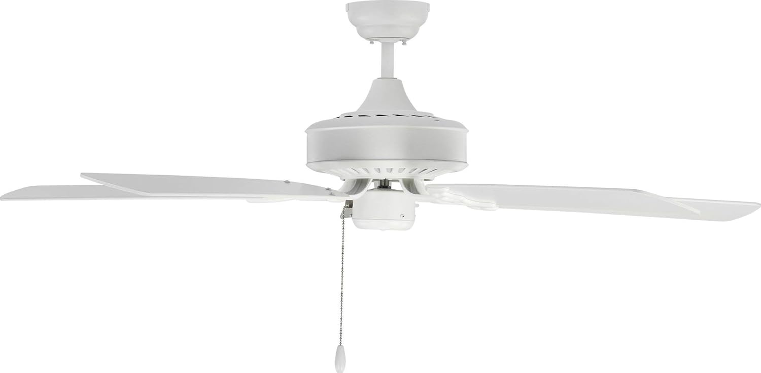 Monte Carlo 5HVO52RZW Haven 52" Outdoor Ceiling Fan, 5 MDF Blades, White - no Light