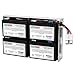 UPSBatteryCenter APC SU1000R2BX120 - RBC23 New Compatible Replacement Battery Pack