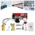 551lbs Electric Hoist 110V Electric Winch with Wired Remote Control and Single Double Slings, Lifting Garage Lift Hoist for Factories Warehouses Construction Site