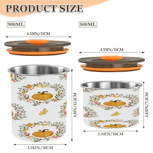 Recipiente hermético de acero inoxidable para café 17oz miniatura 2