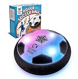 Let Loose Moose Hover Soccer Ball - Indoor LED Floating Toy for Kids Aged 6, 7, 8, 9, 10, 11, 12-Year-Old - Fun Sports Game Age 6-8, 8-12 Boys and Girls, Set of 1 - Soccer Toys for Teens