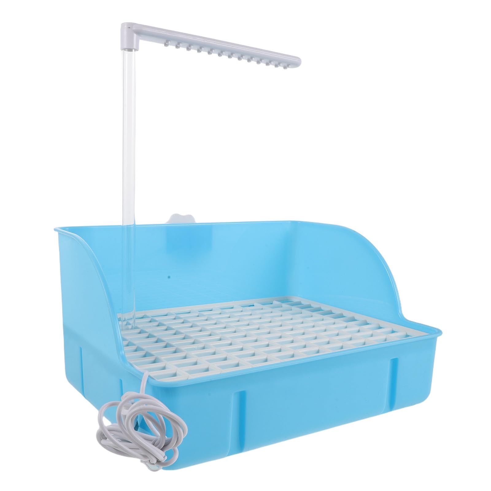 Bañera colgante para loros accesorio de ducha y fuente de agua para jaula de periquitos