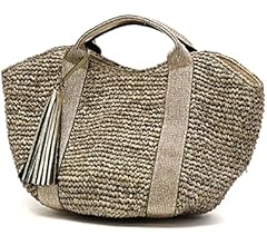 ヴィオラドーロ　ラフィア　テープハンドルトート VIOLAd'ORO ヴィオラドーロ V-8247 SANDRO サンドロ ラフィア