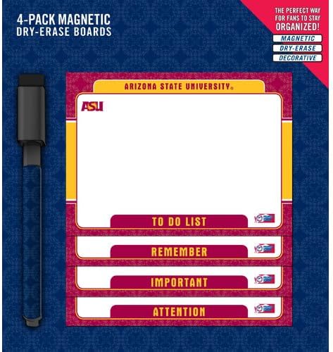 Turner Arizona State Sun Devils Magnetic to Do Notes, 4 Pack (8730320)