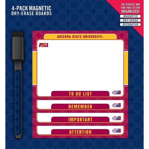 Turner Arizona State Sun Devils Magnetic to Do Notes, 4 Pack (8730320)