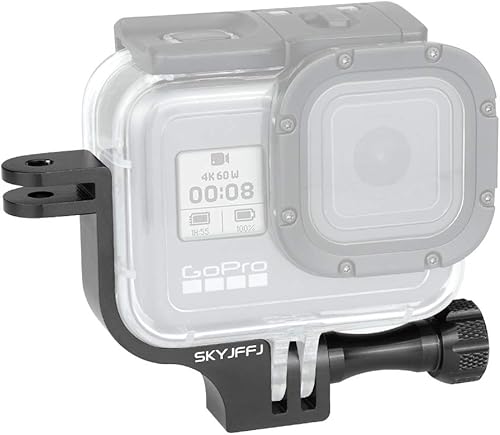 Miniatura 3 de Adaptador vertical de aluminio de 90 grados Adaptador de codo para GoPro Hero 8 (se pueden instalar accesorios)