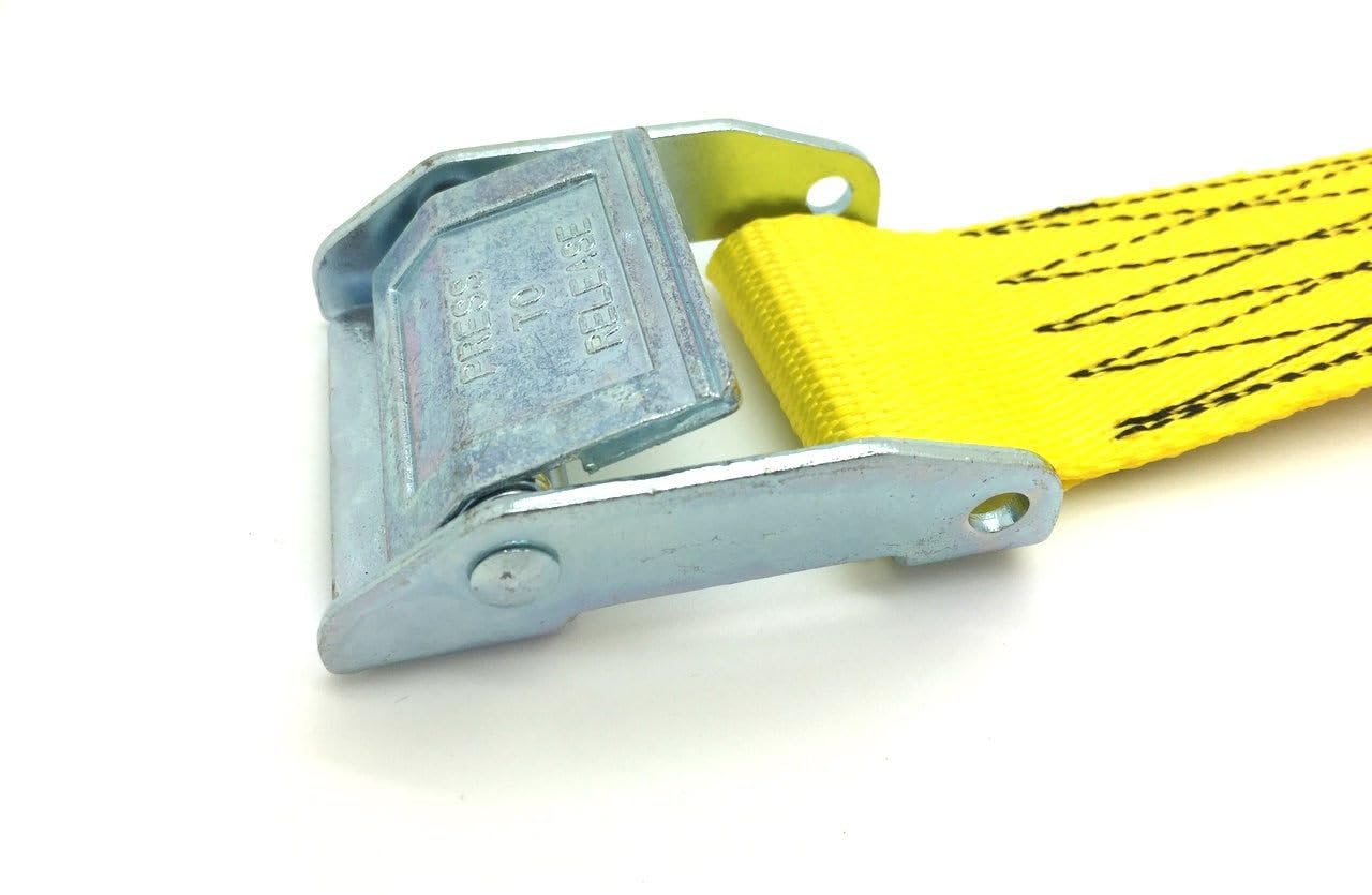 Cam buckle tie down straps 50mm wide 6mtr long