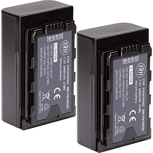 BM Premium 2 VW-VBD29 Batteries for Panasonic Camcorders