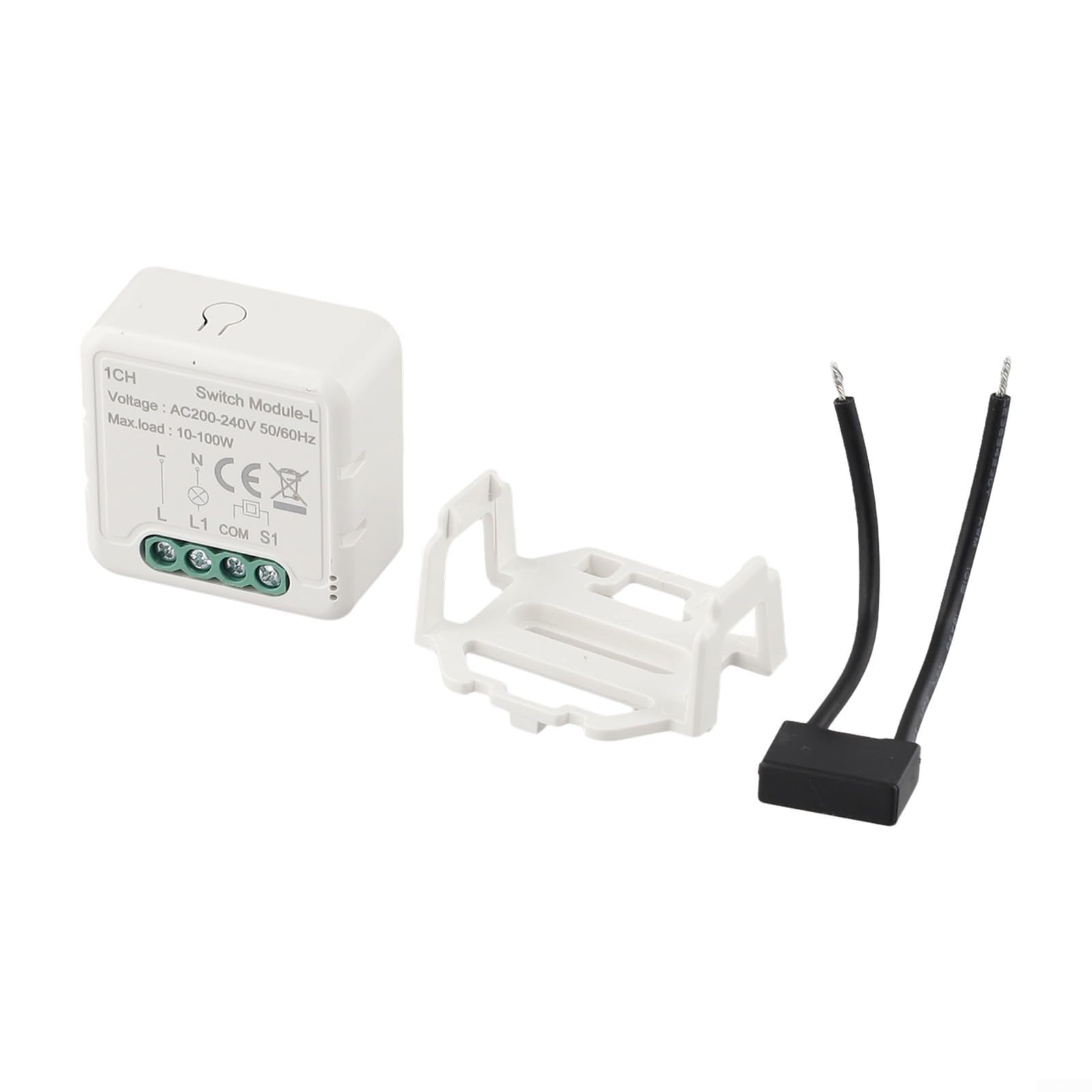 Módulo de relé de interruptor inteligente WiFi, interruptores de luz inteligentes, electrodomésticos, interruptores de luz de bricolaje con control de voz para aplicación (D)
