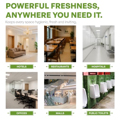 Image of Pure White Urinal & Sanitary Cubes Pack of 12, Air Freshener Deodorizer for Toilets, Bathrooms & Washbasins - Long-Lasting Freshness for 30 Days, Eliminates Odours, Easy to Use, 300g