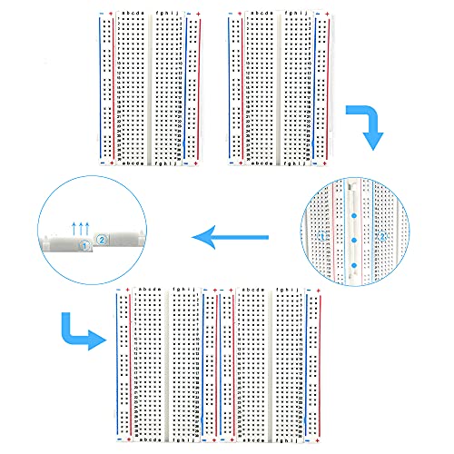 Mcigicm 400TIE 4 Pcs) Mcigicm 400 Points Solderless Breadboard thumb #4