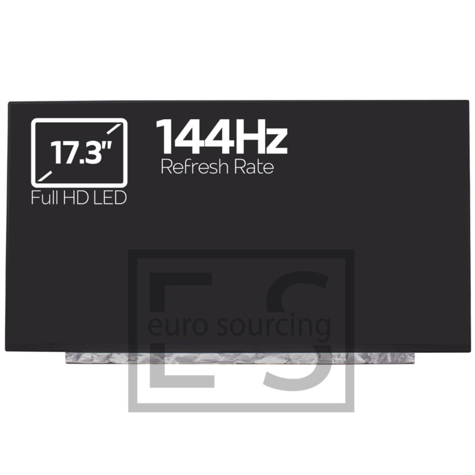 17.3" LED FHD 144Hz Matte Display Panel Compatible with B173HAN04.4 Laptop 40 Pins Connector