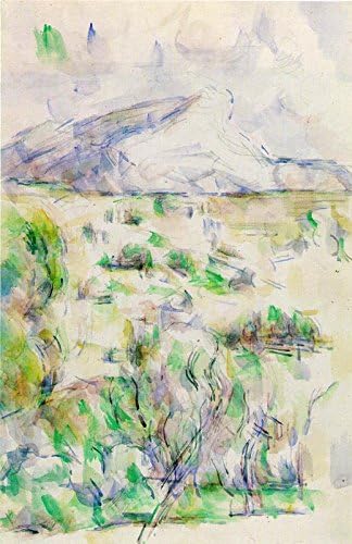 Lauves Watercolor - Paul Cezanne. Art Print Poster (18" x 12")