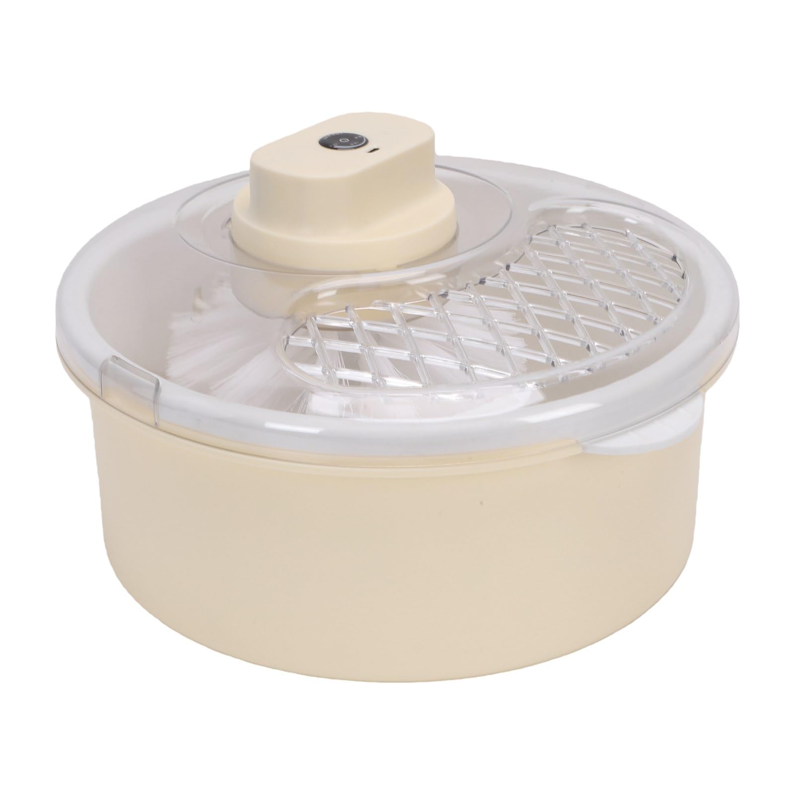 Essoreuse à Salade 4L, Laveuse-sécheuse à Fruits avec Panier Passoire | Batterie 1200 MAh, Rechargeable, Portable, pour Baies Vertes