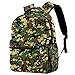 LAZEN Sac à dos décontracté High College & Middle School Bookbag Randonnée Camping Sac à dos Camouflage Camo