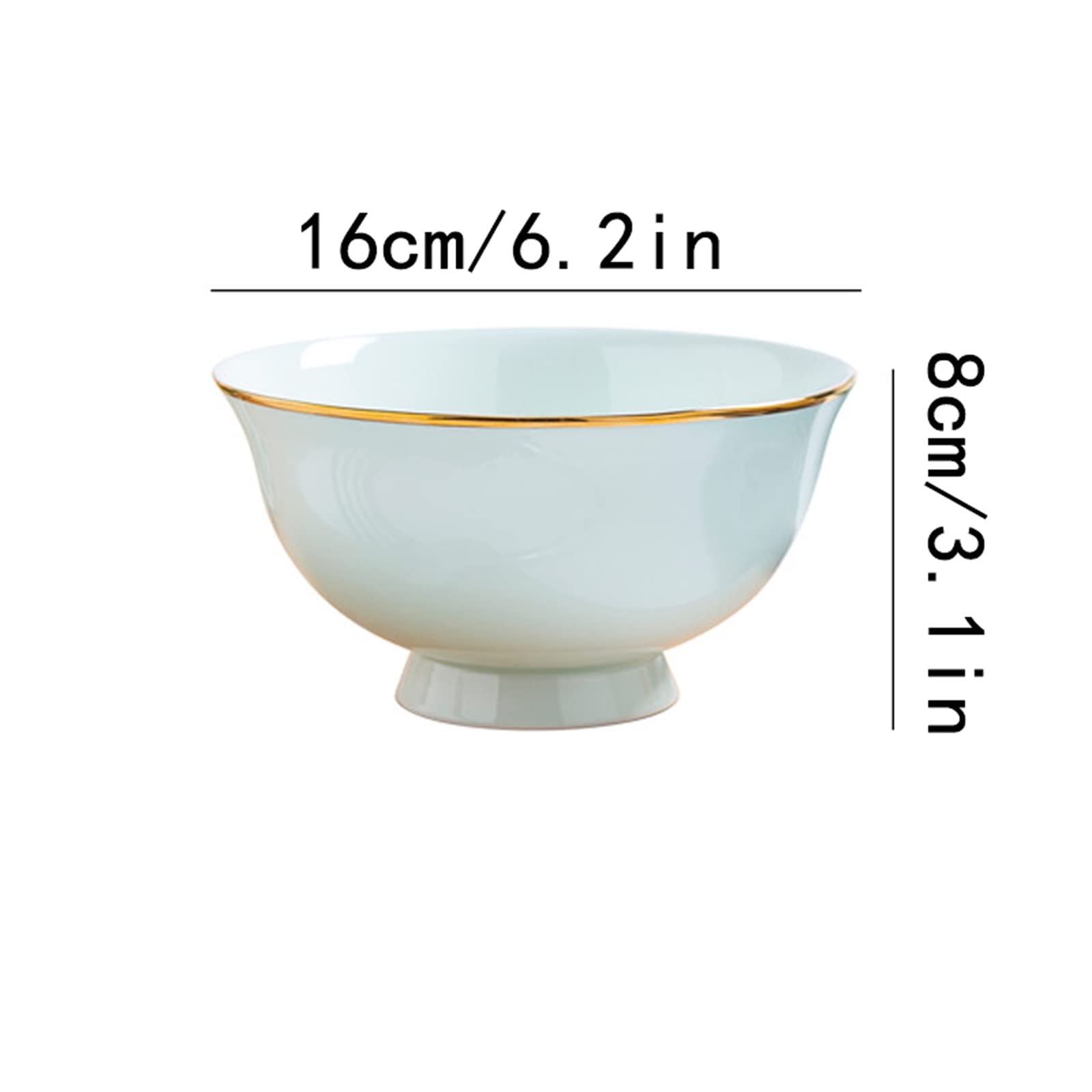 Bol de céréales Soupe à salade ramen Bol, empilable de pâtes de céréales de céréales de porcelaine de porcelaine de porcelaine de porcelaine de porcelaine - Set de porcelaine résistant à la chaleur et