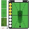 BROTOU Golf Hitting Mat for Swing Detection, Path Feedback Golf Practice Mat, Premium Dual-Turf Golf Training Mat, Golf Impact Mat for Indoor/Outdoor