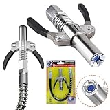 ベストアンサー 意匠権取得正規品 グリスロックカプラー グリースガン用カプラー グリスガン用 グリースノズル カプラー ホースセット NPT1/8 アメリカ規格 ロッククランプ式 注油器 グリース注入器 ノズルヘッド グリスノズル グリスカプラー 車 バイク 自転車 メンテナンス