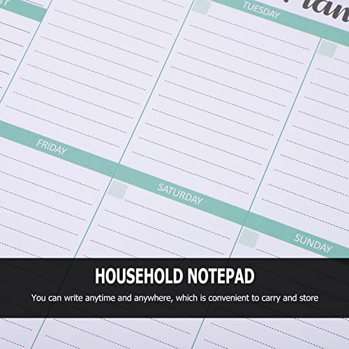NUOBESTY Nota conveniente Pad Pad multifuncional Memo Pad Planner Planner Notepad Pad Pad