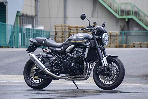 オーヴァーレーシング(OVER RACING) フルエキゾースト Z900RS JMCA 車検対応 SESMIC-IV シルバー 25-71-04