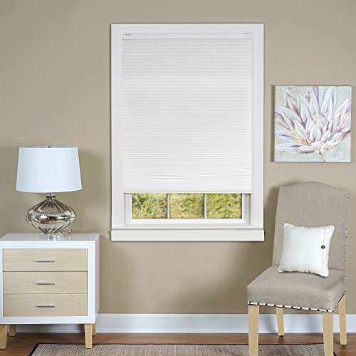 Cordless Honeycomb Cellular Pleated Pleated Shade 45X64 - White #TOP1