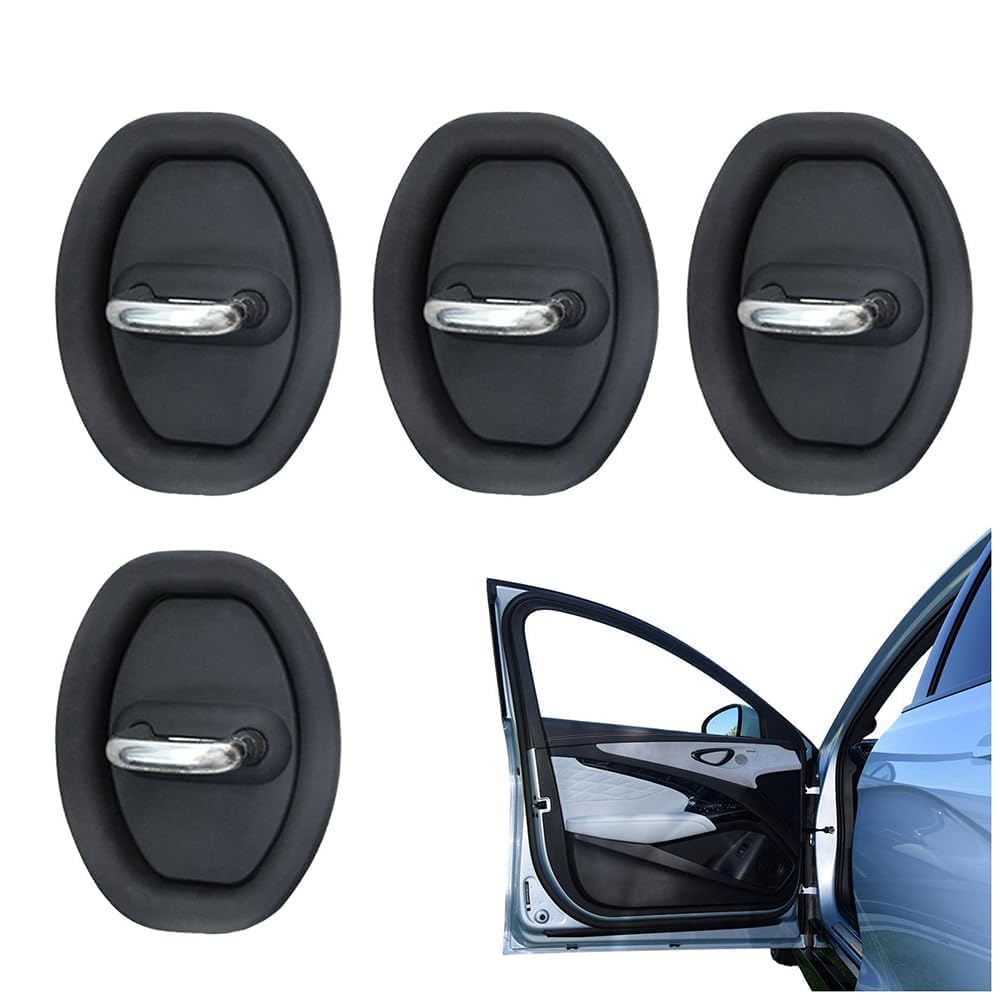 Hhgftiy A 4Pcs Car Door Lock Cover Protectors For Ford Fiest Mk8 Hatchback 2017-2022, Door Latch Cover Protective Covers,Rust Cover Styling Interior Ccessories,