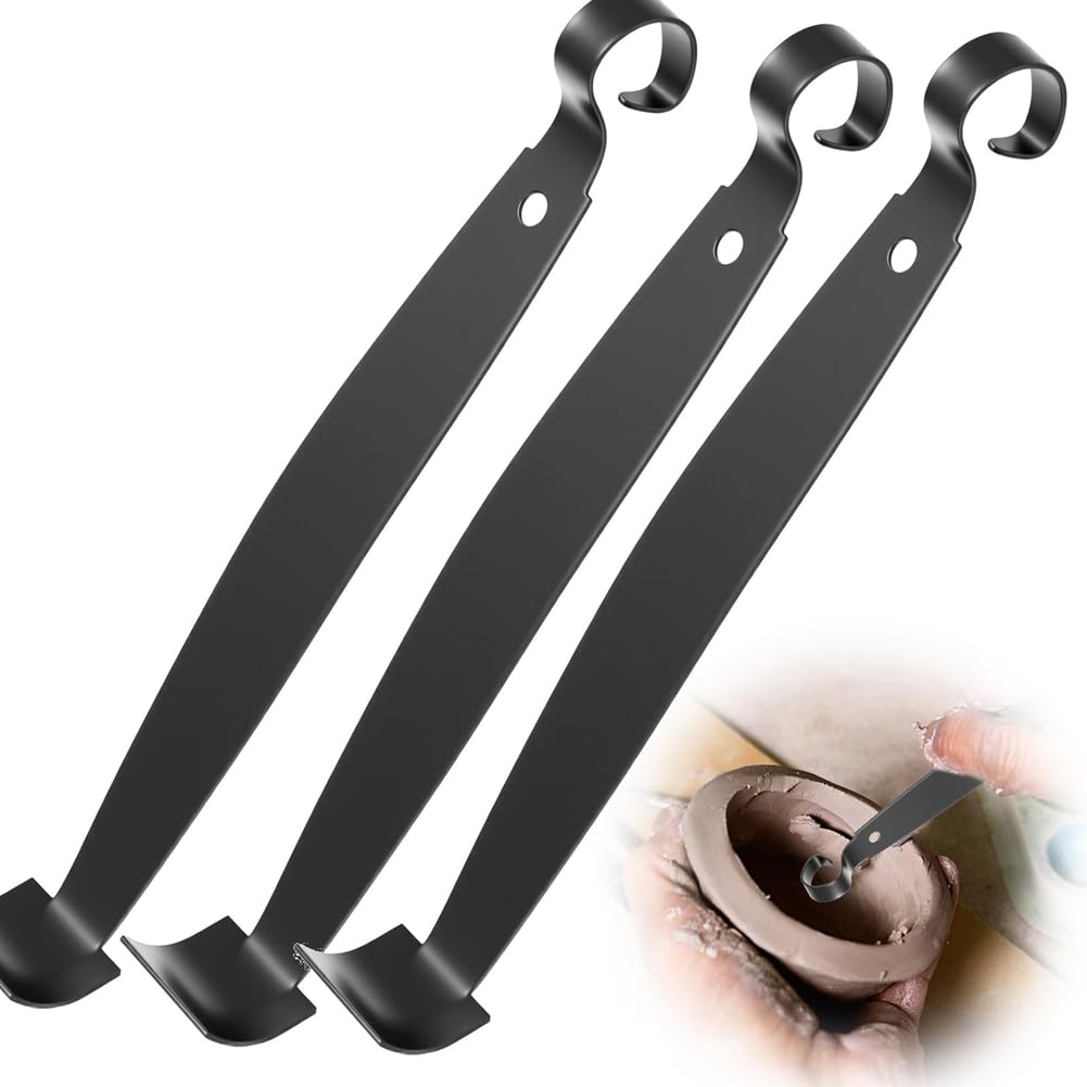 Ijsdnvjndx Black Supplies For Potteryy And Clays Artists Pottery Trimming Tools Quality Double Ended Clay Trimmings Tool