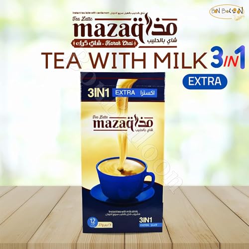 Bebida instantánea de té latte 3x1 natural 12 sachets miniatura 3