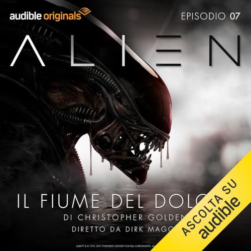 Diseño de la portada del título Alien - Il fiume del dolore 7