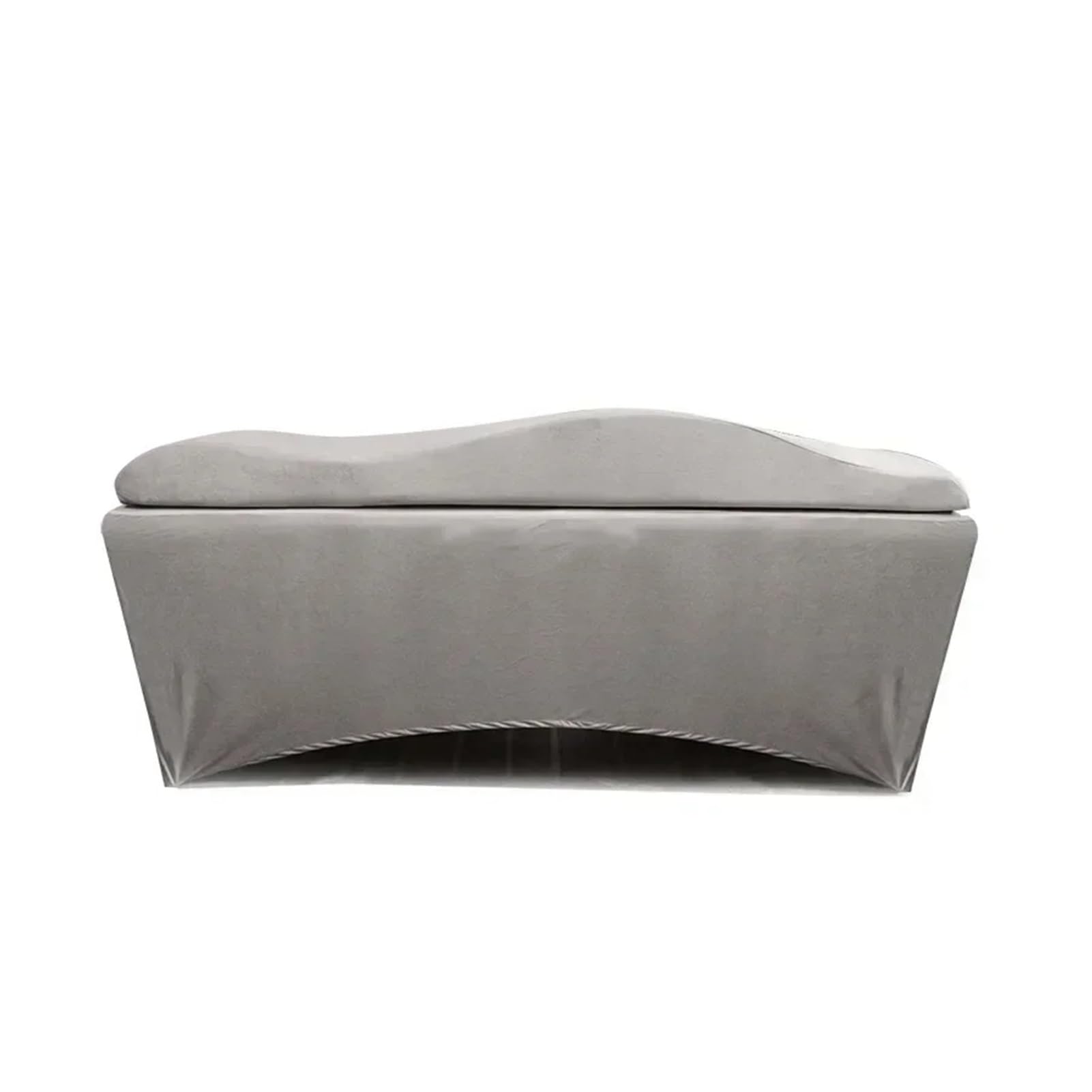 LUKYWANG Lash Bed Lash Bed Topper and Bed Cover, Ergonomic Curvy Massage Table Cushion, Eyelash Mattress Bed for Beauty Salon Eyelash Mattress(Grey Bed and Cover,180x60 cm)