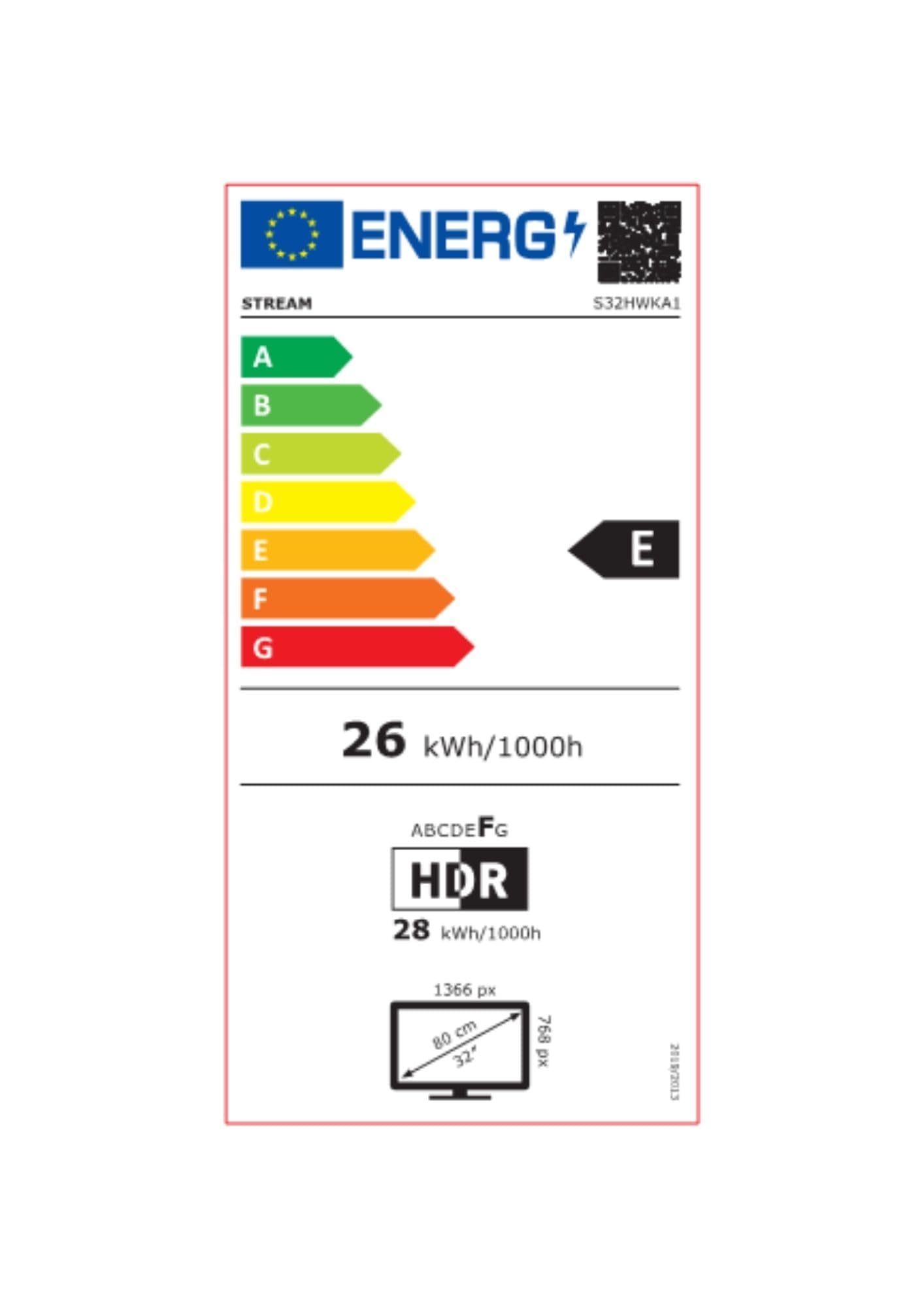 Stream System - Smart Easy Whale TV 32, HD Ready, Frameless (senza cornice), Chromecast e Miracast integrati, Google Assistant, WiFi, DVB-T2/C/S2, modalità hotel - Modello S32HWKA1