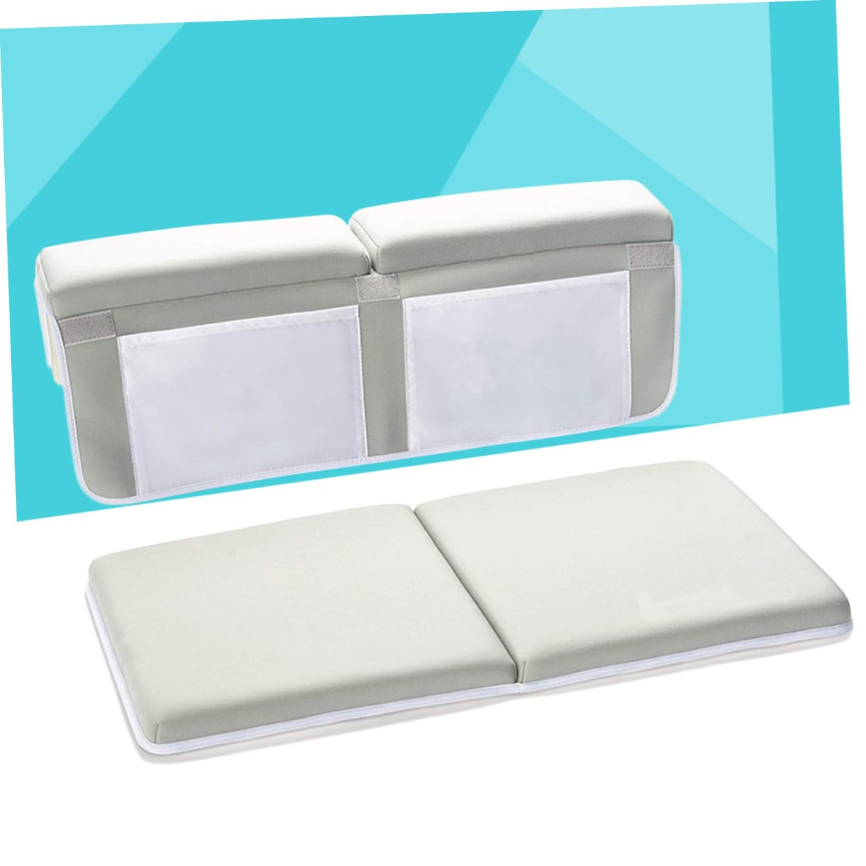 Alfombra Antideslizante Protección para Rodillas y Codos para Bañera de Ñiño Material Sbr, Plegable Bolsillos en Baño y Ducha