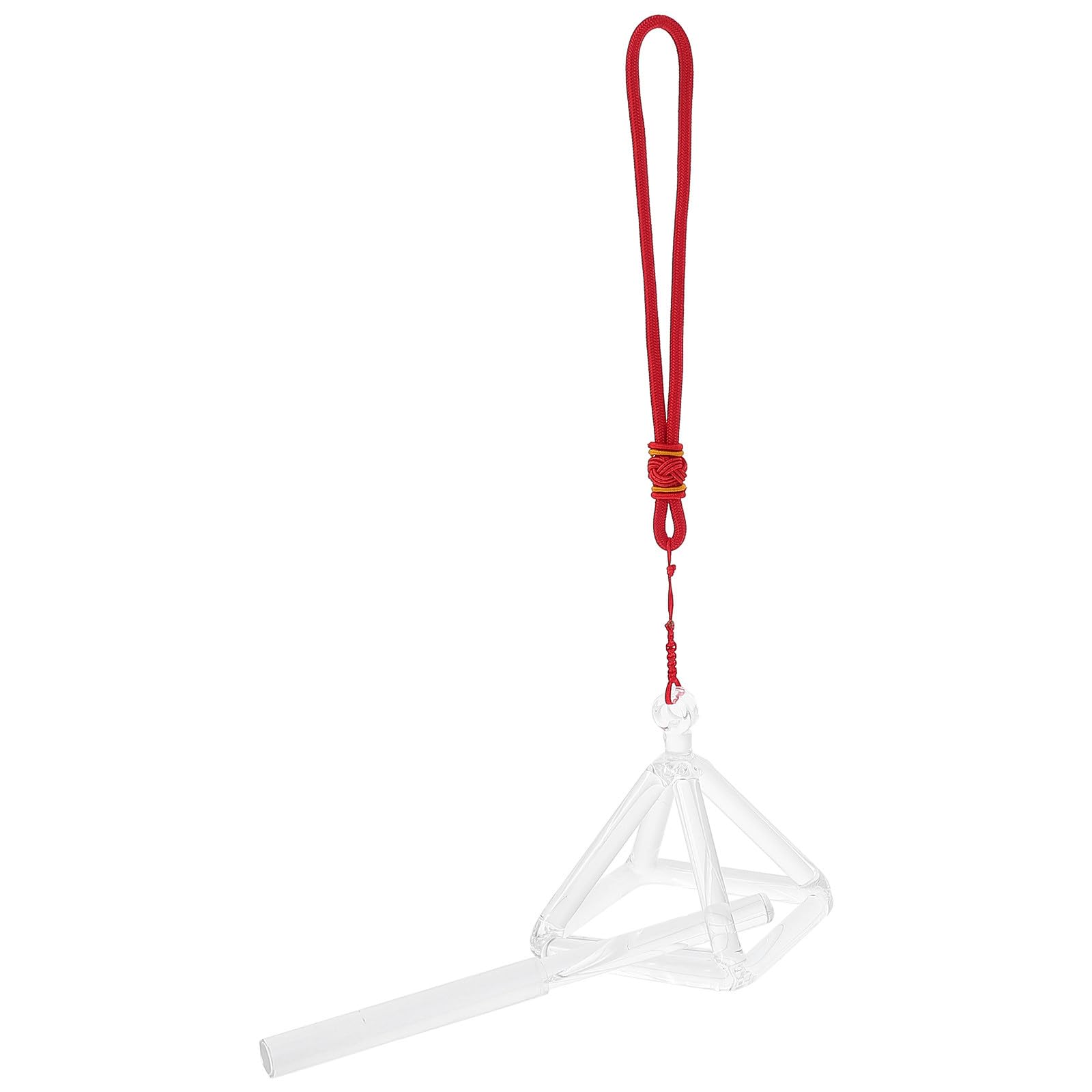 VALICLUD Piramide di Quarzo Bianco per Musicoterapia Bastone per Percussione, Decorazione Musicale a Forma di Piramide, per Meditazione e Rilassamento Stili multipli