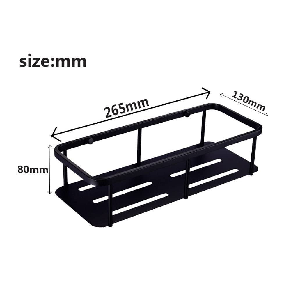 Juego de Hardware de Baño de Acero Inoxidable Negro Mate con Anillo de Toallas Estante de Esquina Estante de Papel Barra de Toallas Barra de Cepillo de Dientes Portacepillo de Inodoro Y Otros A