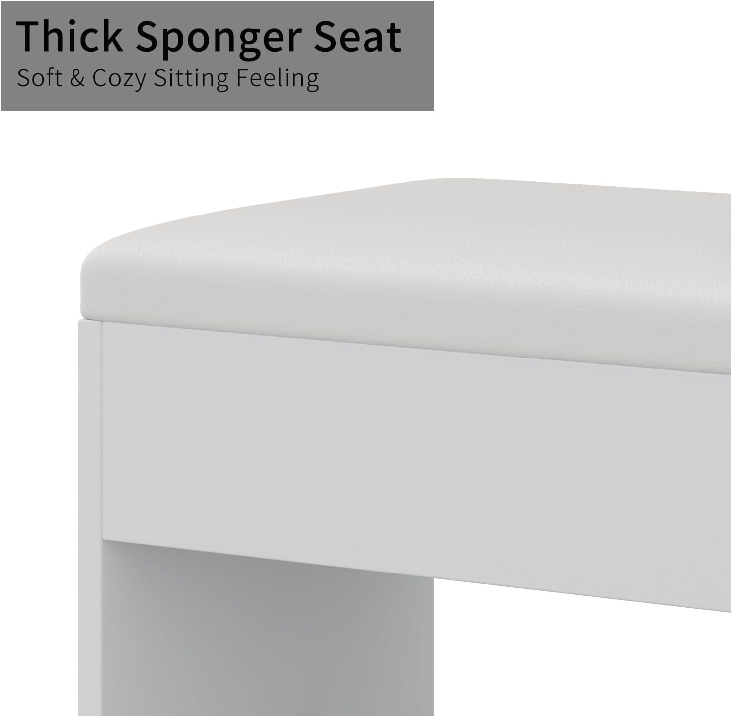 13 Drawers Vanity Desk, 47''W Makeup Vanity with Power Outlet, Vanity Table with Mirror and 12 LED Bulbs, 3 Color Lighting Modes, Glass Top, Dressing Table for Bedroom (White)