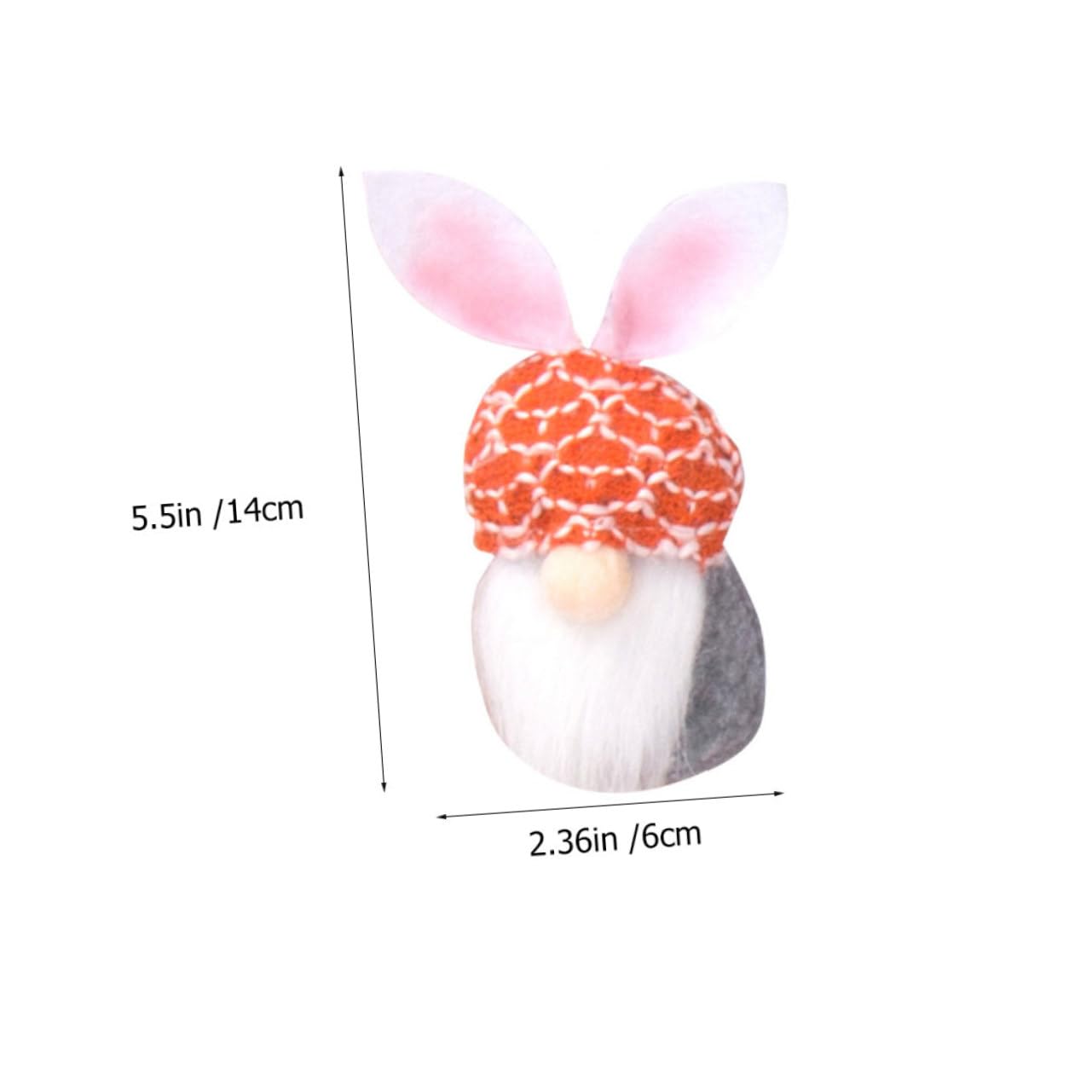 Zerodeko 4 Sätze Osterdekorationen wichtelpuppe Cute Decor Party Decoration osterstreudeko hausdeko Gefälschte Pflanzen künstliche Pflanzen Tassen Osterzwergpuppe Osterparty-Puppe Polyester
