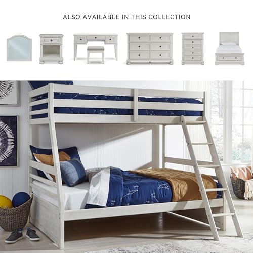 Image of Signature Design by Ashley Twin Over Full Bunk Bed, Antique White
