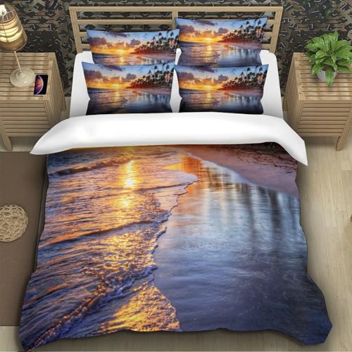 Housse de couette 140x200 en microfibre premium impression 3D