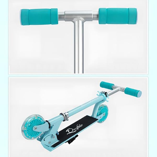 SheaDrew Small Kick Scooter - Lightweight, Foldable, Aluminum Frame, and Adjustable Handlebars Navy Blue by SheaDrew - Image 3