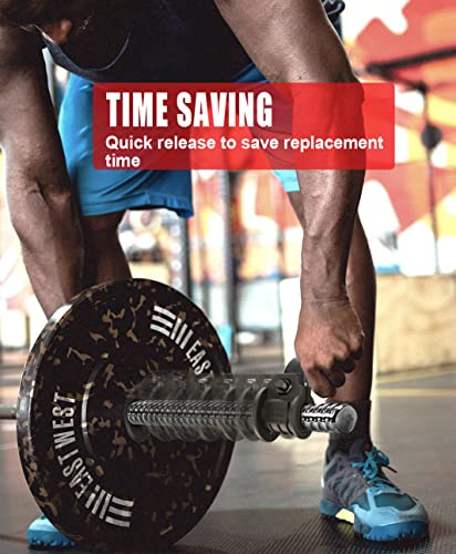 Zy-Huan Barbell Clips 1 Inch I Multi-Size Adjustable Barbell Collar I 1 Inch Barbell Clampsiquick Release Weight Clips Pair Of Locking For Dumbbell Bar (Black 0.9-1.18Inch) #TOP4