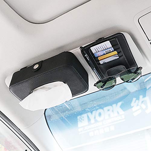 Boîte rangement écart voiture porte-gobelet intégré et étui serviette suspendu